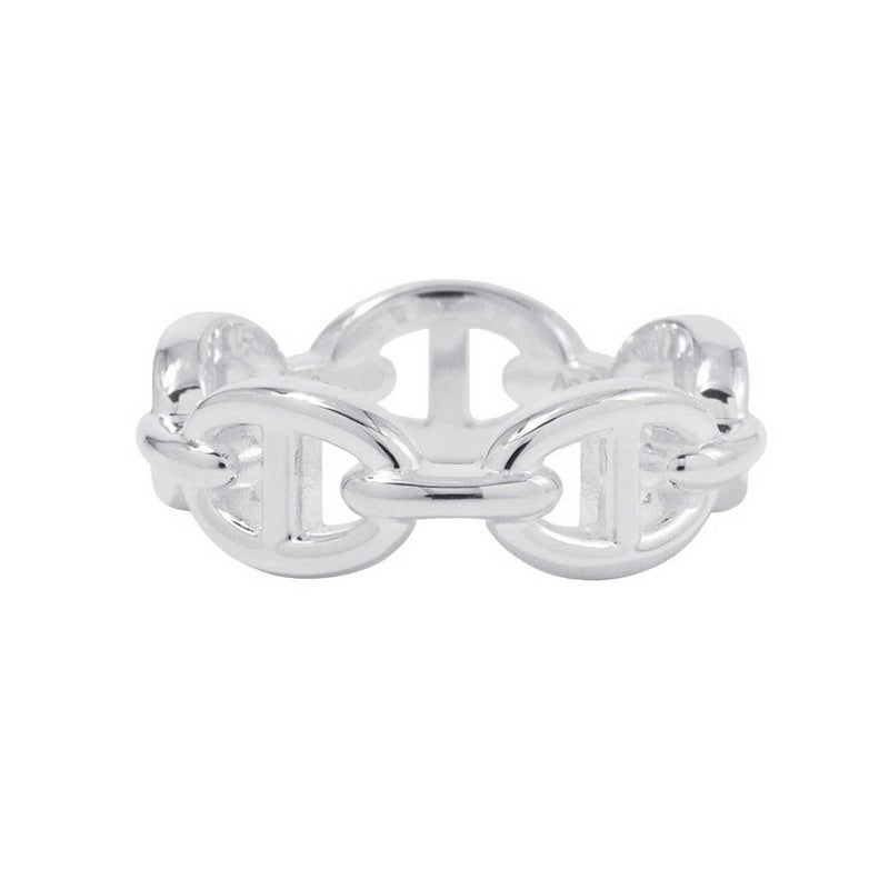 エルメス リング シェーヌダンクル アンシェネPM Enchainee SV925シルバー リングサイズ55 HERMES ジュエリー