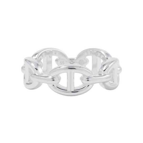 エルメス リング シェーヌダンクル アンシェネPM Enchainee SV925シルバー リングサイズ55 HERMES ジュエリー