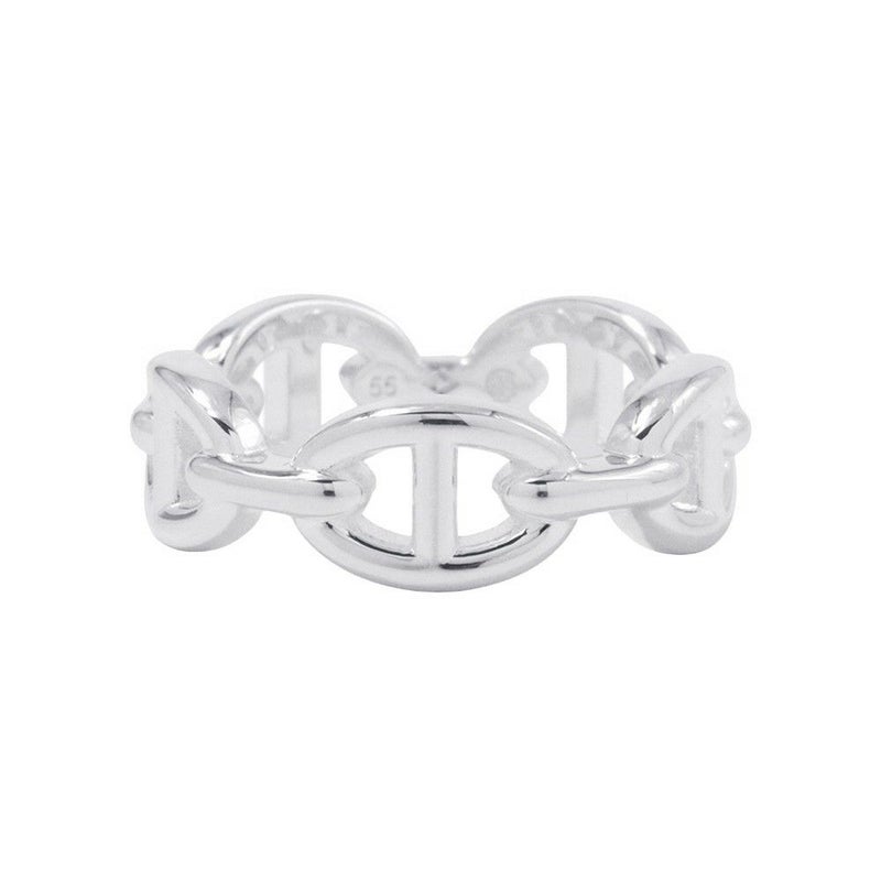 エルメス リング シェーヌダンクル アンシェネPM Enchainee SV925シルバー リングサイズ55 HERMES ジュエリー