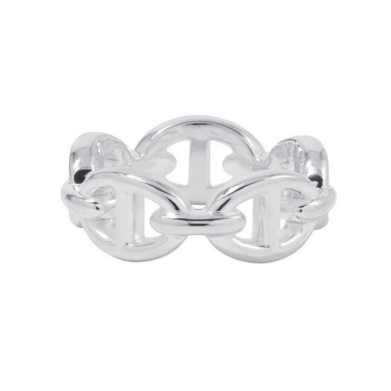 エルメス リング シェーヌダンクル アンシェネPM Enchainee SV925シルバー リングサイズ51 HERMES ジュエリー