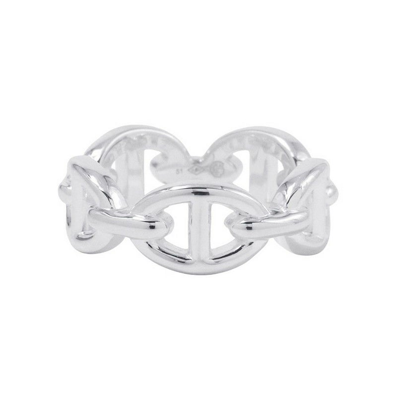 エルメス リング シェーヌダンクル アンシェネPM Enchainee SV925シルバー リングサイズ51 HERMES ジュエリー