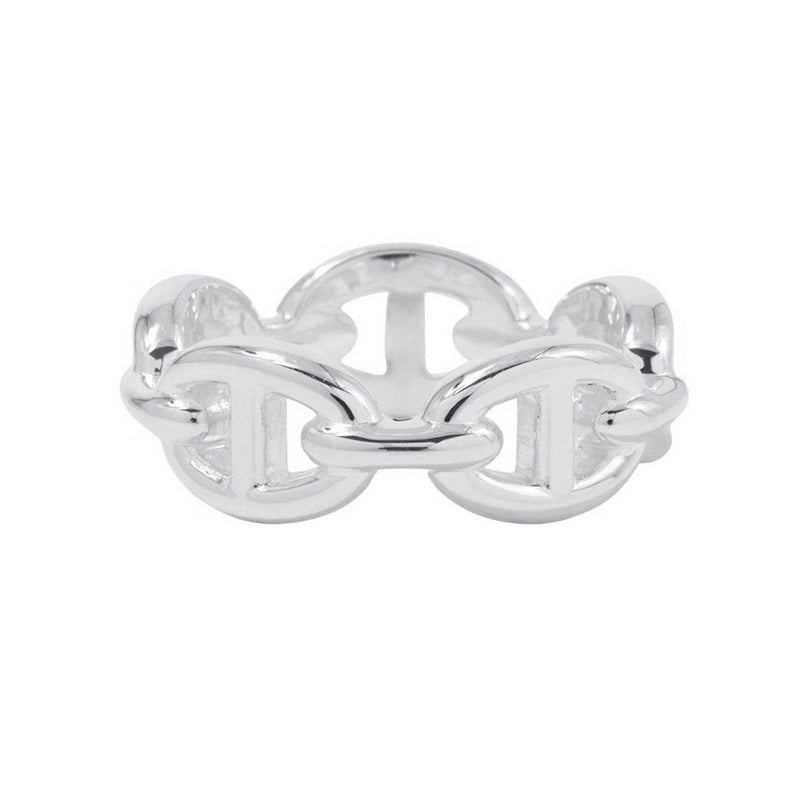 エルメス リング シェーヌダンクル アンシェネPM Enchainee SV925シルバー リングサイズ53 HERMES ジュエリー