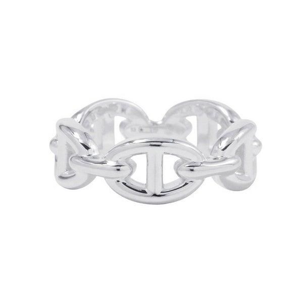 エルメス リング シェーヌダンクル アンシェネPM Enchainee SV925シルバー リングサイズ53 HERMES ジュエリー