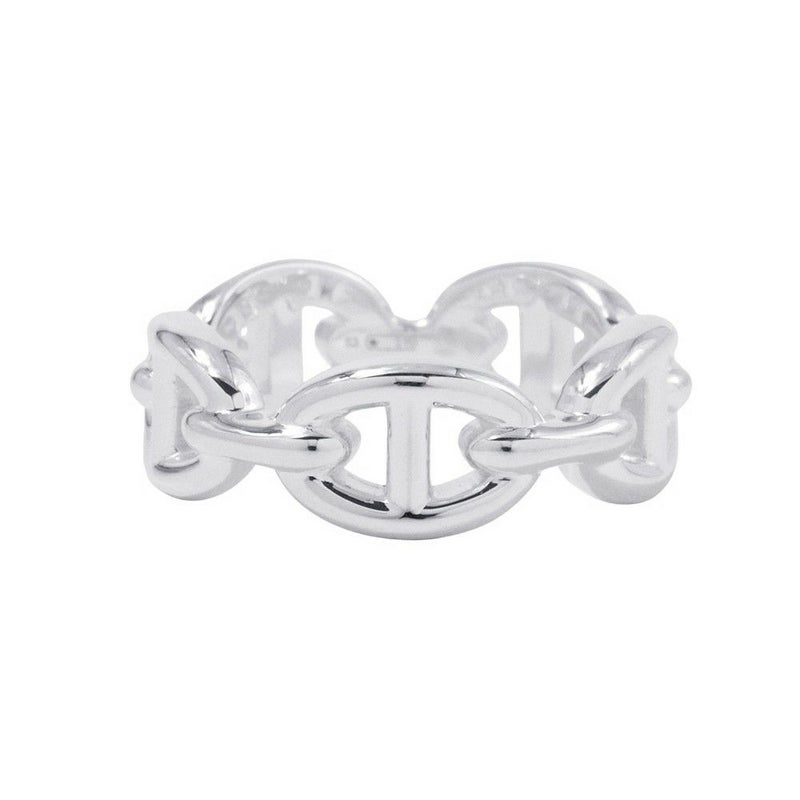 エルメス リング シェーヌダンクル アンシェネPM Enchainee SV925シルバー リングサイズ53 HERMES ジュエリー