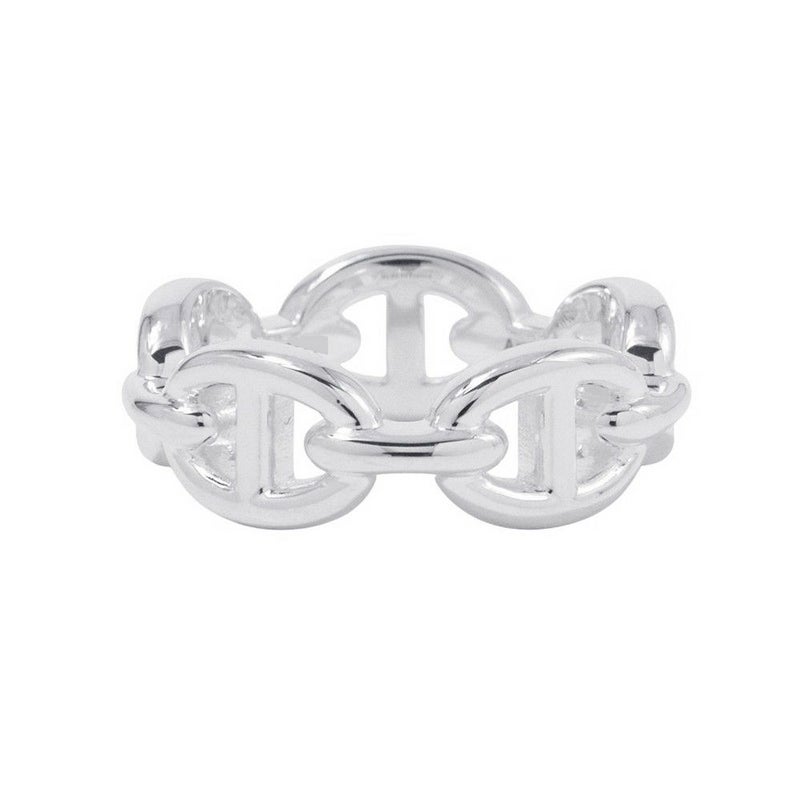 エルメス リング シェーヌダンクル アンシェネPM Enchainee SV925シルバー リングサイズ51 HERMES ジュエリー