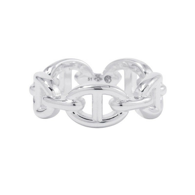 エルメス リング シェーヌダンクル アンシェネPM Enchainee SV925シルバー リングサイズ51 HERMES ジュエリー