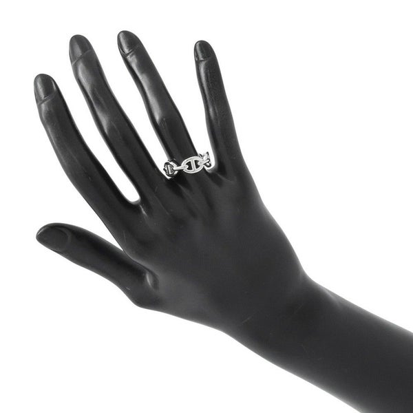 エルメス リング シェーヌダンクル アンシェネPM Enchainee SV925シルバー リングサイズ51 HERMES ジュエリー