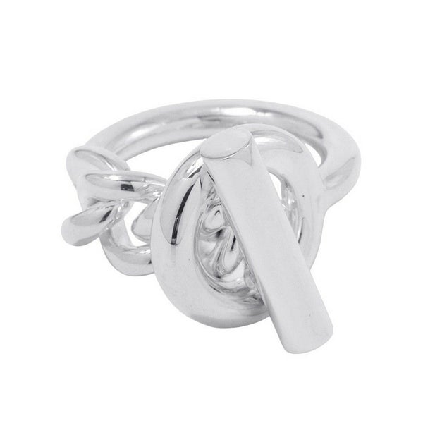 エルメス リング クロワゼットGM SV925シルバー リングサイズ55 HERMES ジュエリー 指輪