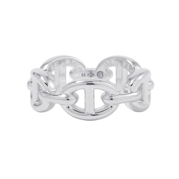 エルメス リング シェーヌダンクル アンシェネPM Enchainee SV925シルバー リングサイズ52 HERMES ジュエリー