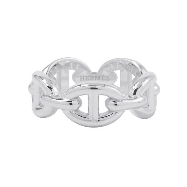 エルメス リング シェーヌダンクル アンシェネPM Enchainee SV925シルバー リングサイズ53 HERMES ジュエリー