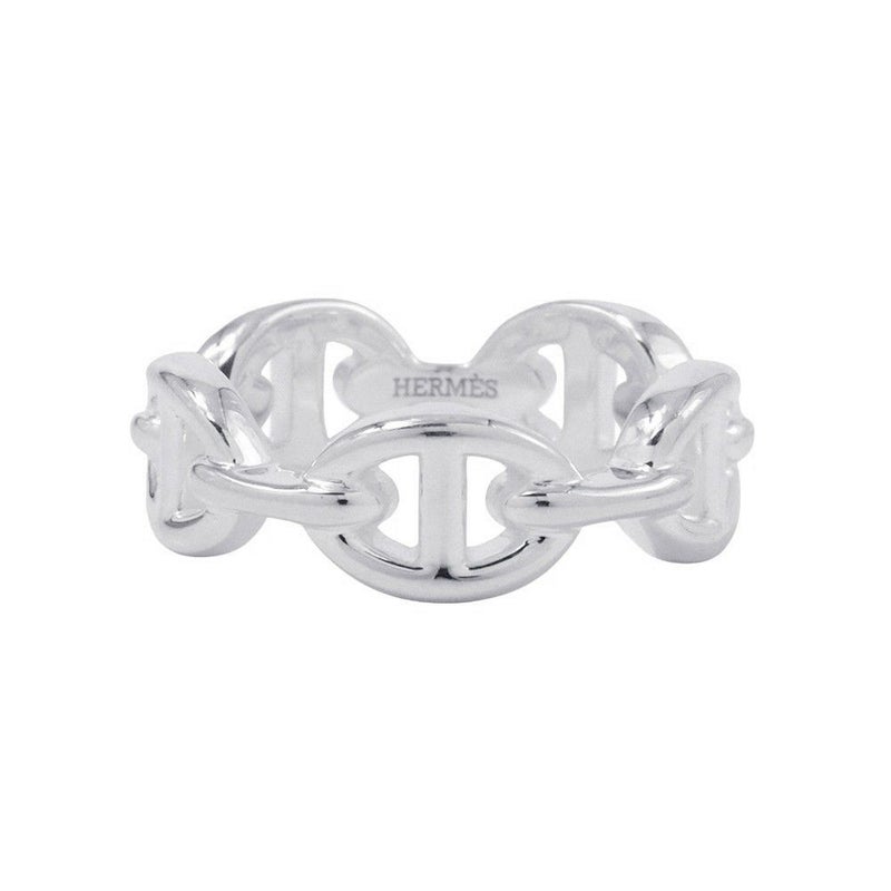 エルメス リング シェーヌダンクル アンシェネPM Enchainee SV925シルバー リングサイズ51 HERMES ジュエリー