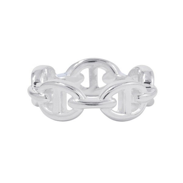 エルメス リング シェーヌダンクル アンシェネPM Enchainee SV925シルバー リングサイズ51 HERMES ジュエリー