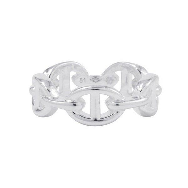 エルメス リング シェーヌダンクル アンシェネPM Enchainee SV925シルバー リングサイズ51 HERMES ジュエリー