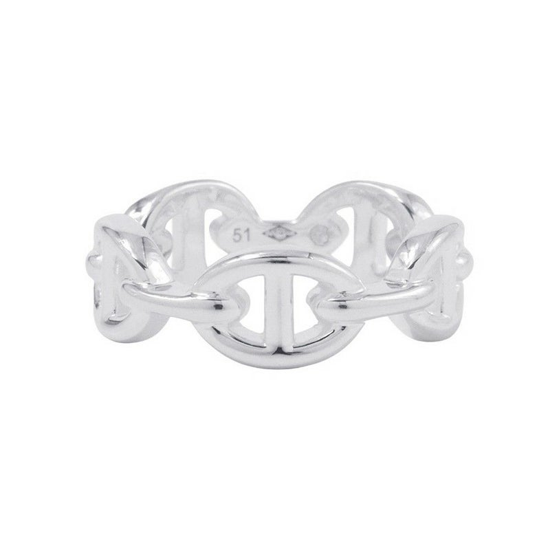 エルメス リング シェーヌダンクル アンシェネPM Enchainee SV925シルバー リングサイズ51 HERMES ジュエリー