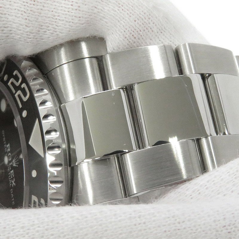 ロレックス GMTマスター2 ランダムシリアル ルーレット 126710GRNR ROLEX 腕時計 黒文字盤