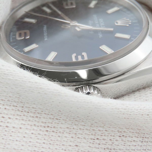 ロレックス エアキング F番 14000M ROLEX 腕時計 ウォッチ ブルー文字盤