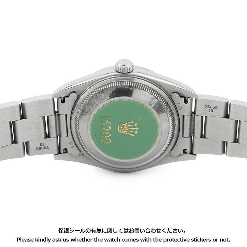 ロレックス オイスターパーペチュアル デイト T番 115200 ROLEX 腕時計 黒文字盤