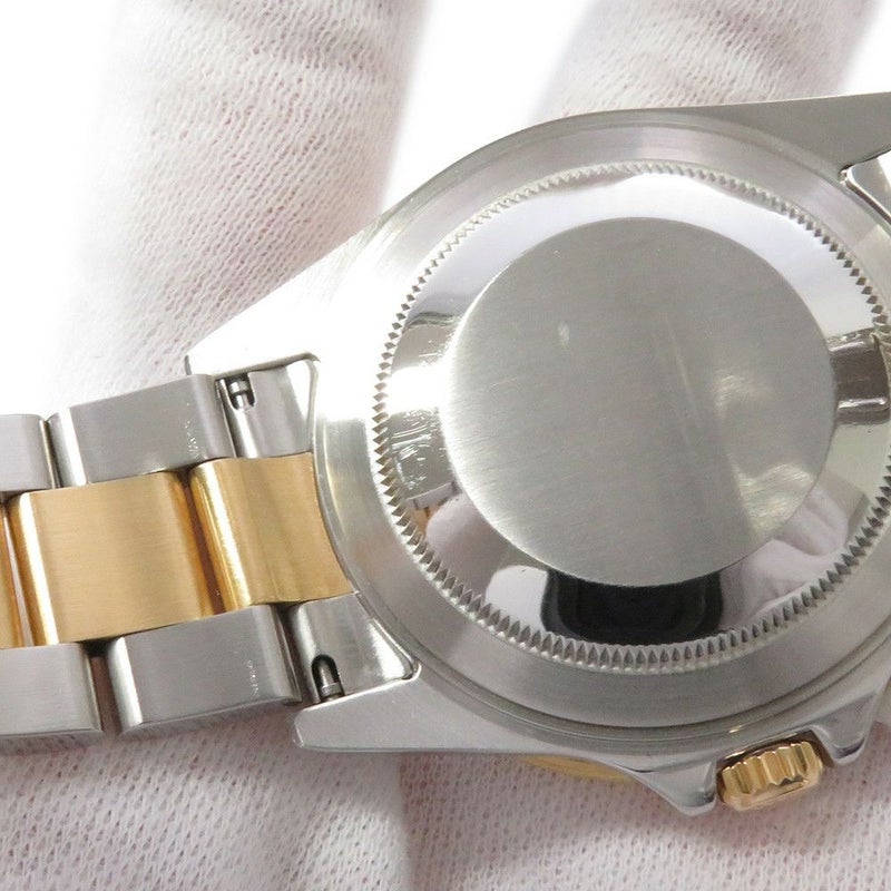 ロレックス GMTマスター2 D番 SS/K18YG 16713 ROLEX 腕時計 ブラウン文字盤