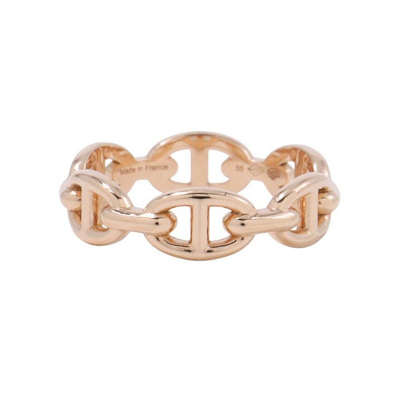エルメス リング シェーヌダンクル アンシェネPM Enchainee K18PGピンクゴールド リングサイズ55 HERMES ジュエリー