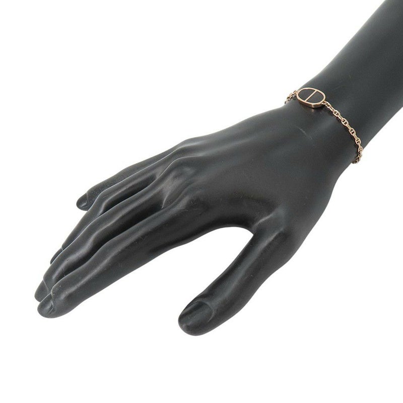 エルメス ブレスレット シェーヌダンクル ヴェルソ K18PGピンクゴールド/ブラックセラミック サイズXS HERMES ジュエリー