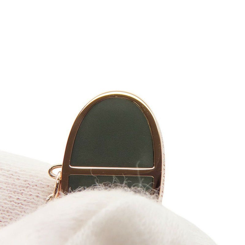 エルメス ピアス シェーヌダンクル ヴェルソ K18PGピンクゴールド/ブラックセラミック HERMES ジュエリー