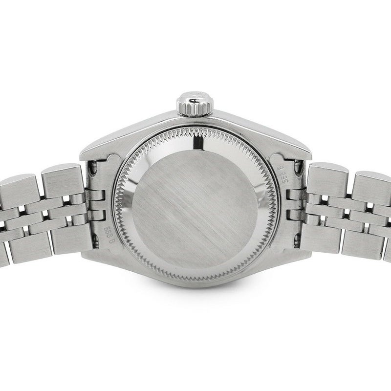 ロレックス デイトジャスト 26 SS/K18WGホワイトゴールド 10Pダイヤ K番 79174G ROLEX 腕時計 黒文字盤