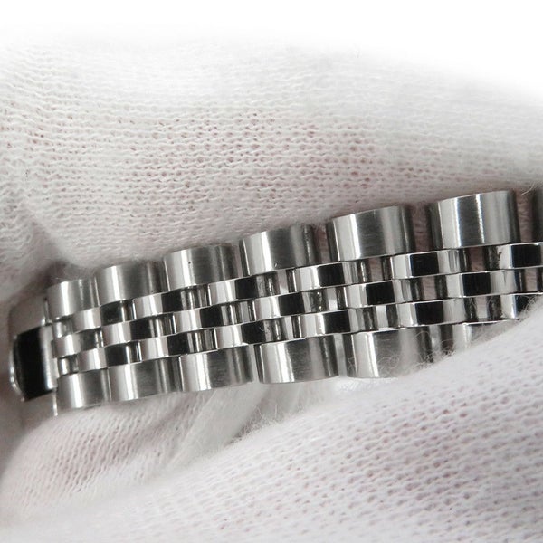 ロレックス デイトジャスト 26 SS/K18WGホワイトゴールド 10Pダイヤ K番 79174G ROLEX 腕時計 黒文字盤