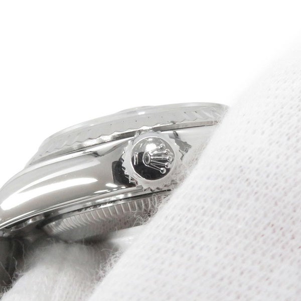 ロレックス デイトジャスト 26 SS/K18WGホワイトゴールド 10Pダイヤ K番 79174G ROLEX 腕時計 黒文字盤