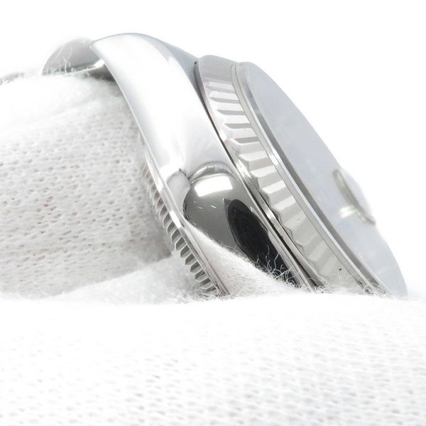 ロレックス デイトジャスト 26 SS/K18WGホワイトゴールド 10Pダイヤ K番 79174G ROLEX 腕時計 黒文字盤