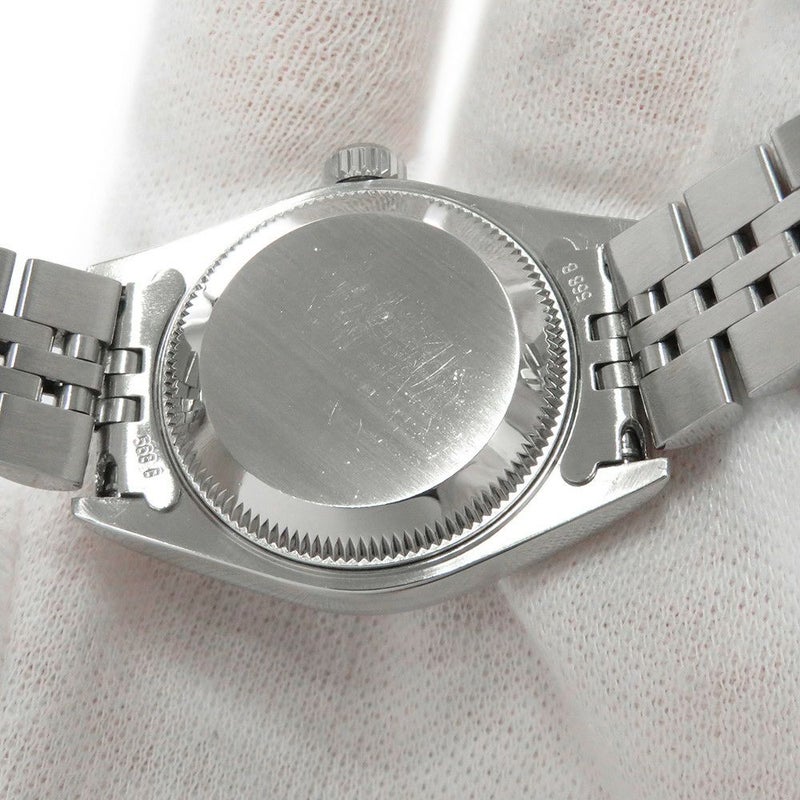 ロレックス デイトジャスト 26 SS/K18WGホワイトゴールド 10Pダイヤ K番 79174G ROLEX 腕時計 黒文字盤