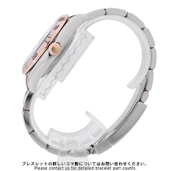 ロレックス デイトジャスト ターノグラフ SS/K18PGピンクゴールド D番 116261 ROLEX 腕時計 白文字盤