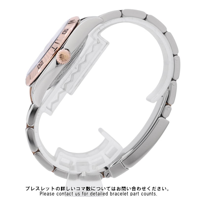 ロレックス デイトジャスト ターノグラフ SS/K18PGピンクゴールド D番 116261 ROLEX 腕時計 白文字盤