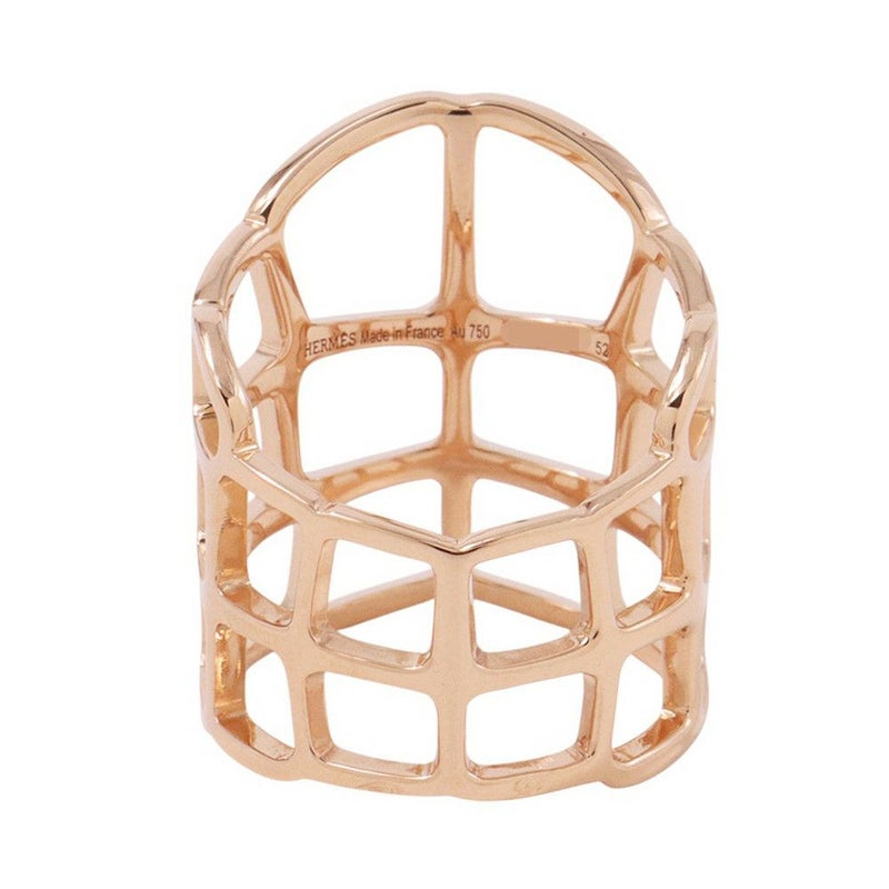 エルメス リング 二ロティカス オンブル K18PGピンクゴールド リングサイズ52 HERMES ジュエリー 指輪