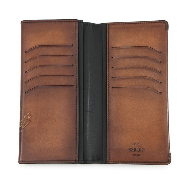 ベルルッティ 長財布 エスパス スクリットレザー ロングウォレット Berluti メンズ