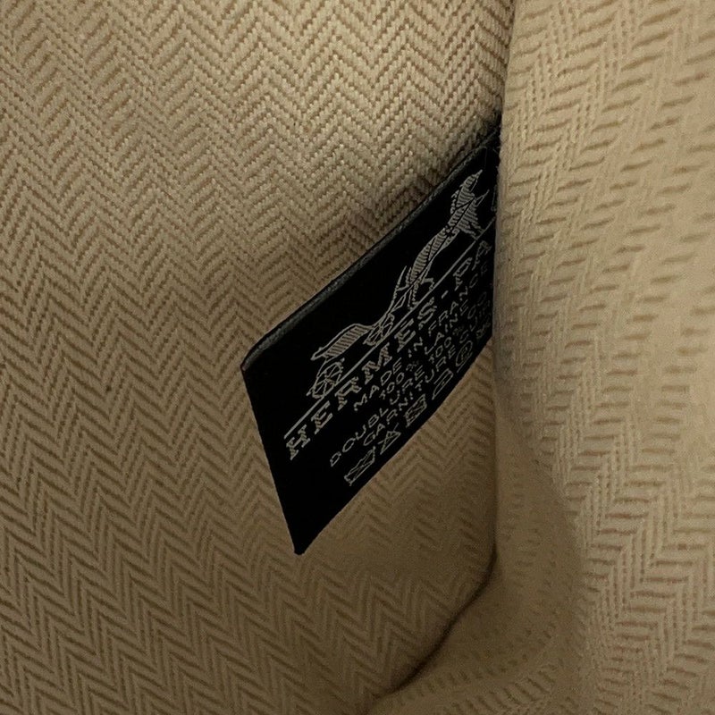 エルメス フラットポーチ HナッテGM トメット/シルバー金具 ウール HERMES 小物入れ