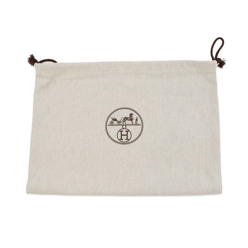 エルメス フラットポーチ HナッテGM トメット/シルバー金具 ウール HERMES 小物入れ