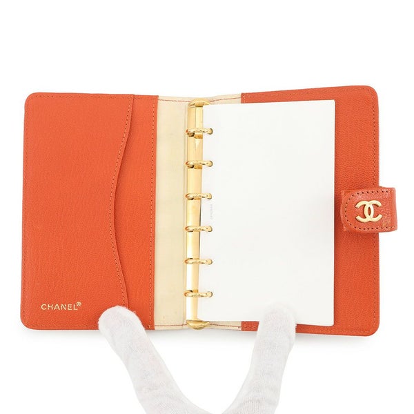 シャネル 手帳カバー アジェンダ ココマーク レザー CHANEL 手帳
