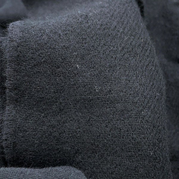 シャネル マフラー ココマーク フェイクパール カシミヤ CHANEL 黒