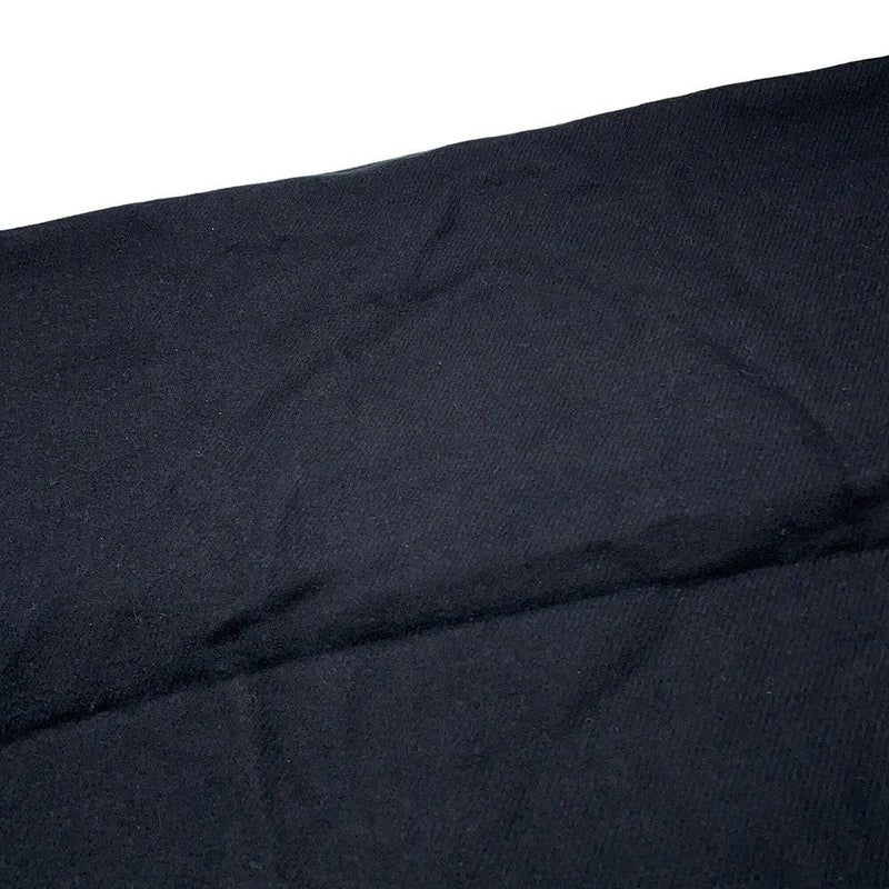 シャネル マフラー ココマーク フェイクパール カシミヤ CHANEL 黒