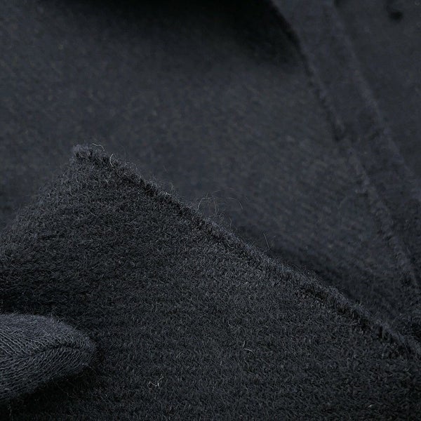 シャネル マフラー ココマーク フェイクパール カシミヤ CHANEL 黒