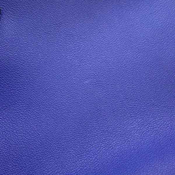 エルメス ハンドバッグ プリュム ミニ ブルーエレクトリック/シルバー金具 エバーカラー □O刻印