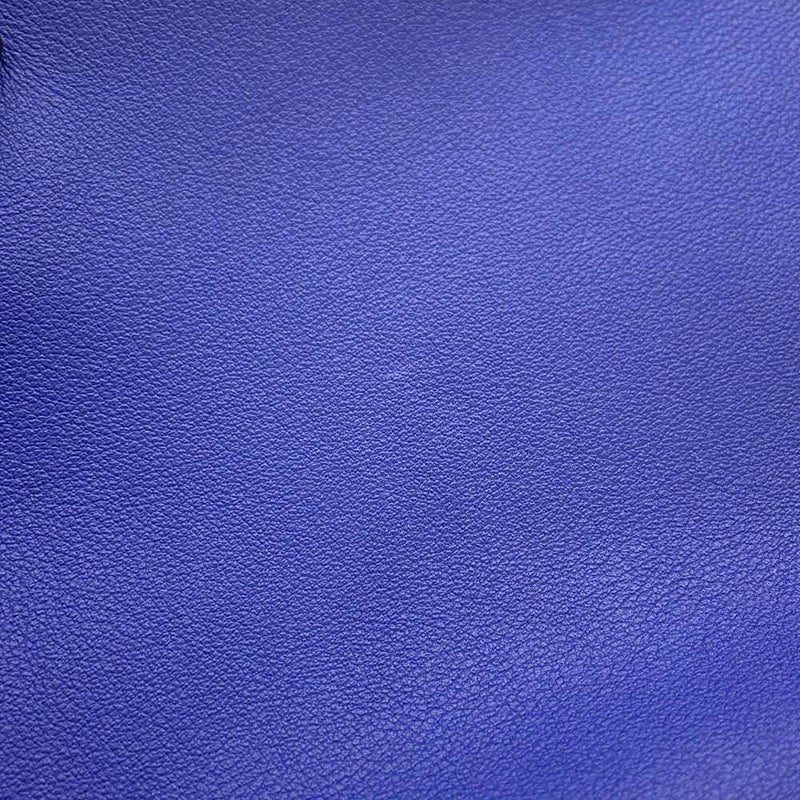 エルメス ハンドバッグ プリュム ミニ ブルーエレクトリック/シルバー金具 エバーカラー □O刻印