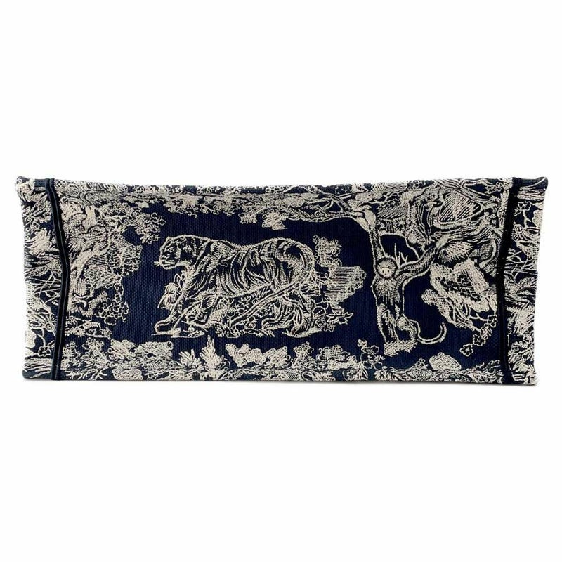 ディオール トートバッグ ブックトート リバース トワル ドゥ ジュイ エンブロイダリー ラージ M1286ZRGO