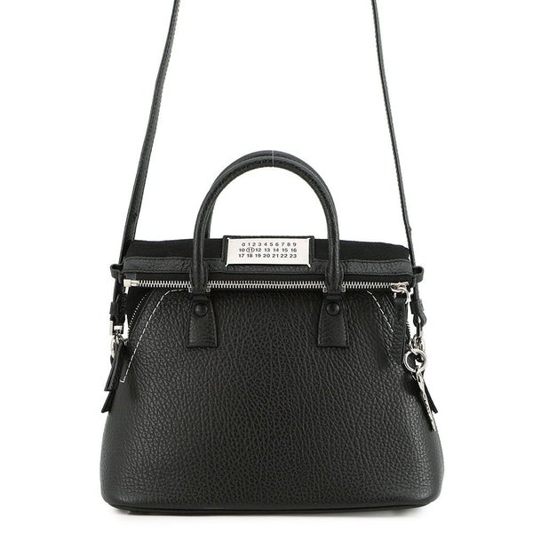 メゾンマルジェラ ハンドバッグ 5AC ミニ カーフレザー S56WG0082 Maison Margiela 2way 黒