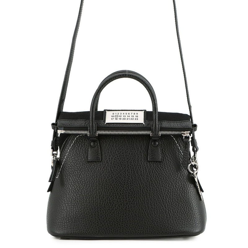 メゾンマルジェラ ハンドバッグ 5AC ミニ カーフレザー S56WG0082 Maison Margiela 2way 黒