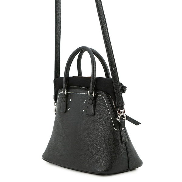 メゾンマルジェラ ハンドバッグ 5AC ミニ カーフレザー S56WG0082 Maison Margiela 2way 黒