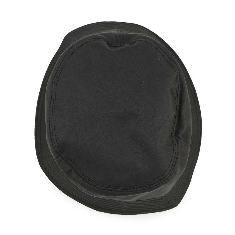 プラダ バケットハット トライアングルロゴ ナイロン サイズM 2HC137 PRADA 帽子 黒