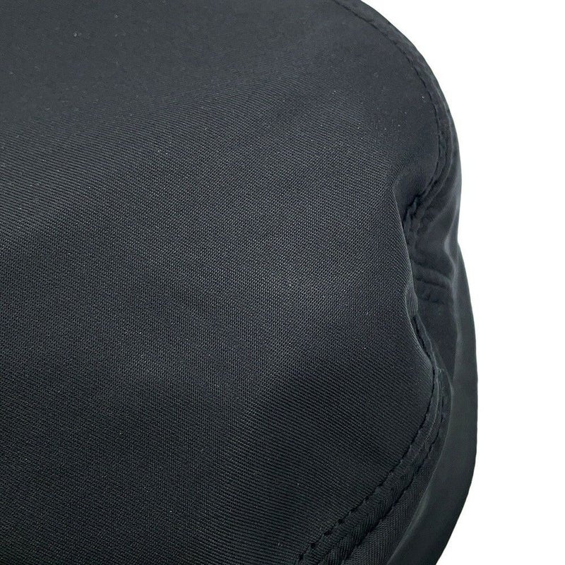 プラダ バケットハット トライアングルロゴ ナイロン サイズM 2HC137 PRADA 帽子 黒