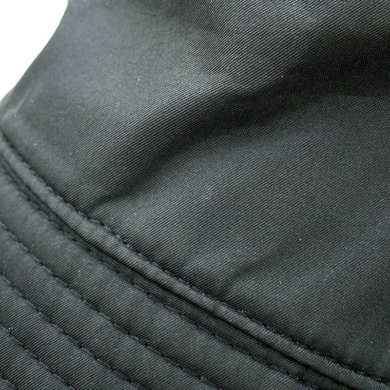 プラダ バケットハット トライアングルロゴ ナイロン サイズM 2HC137 PRADA 帽子 黒
