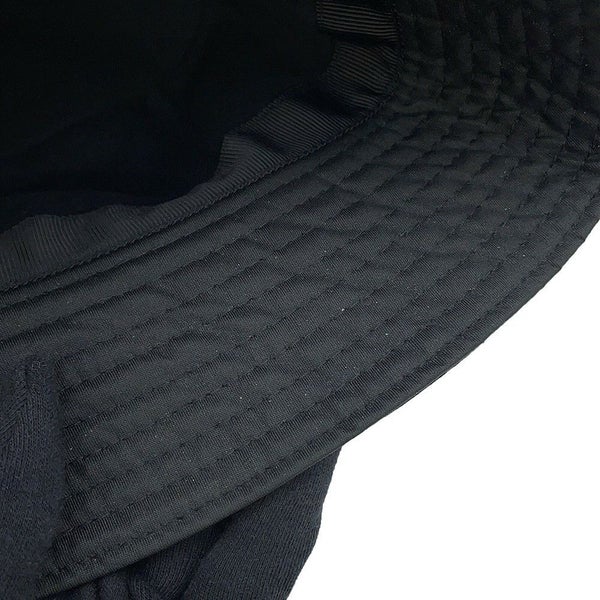 プラダ バケットハット トライアングルロゴ ナイロン サイズM 2HC137 PRADA 帽子 黒